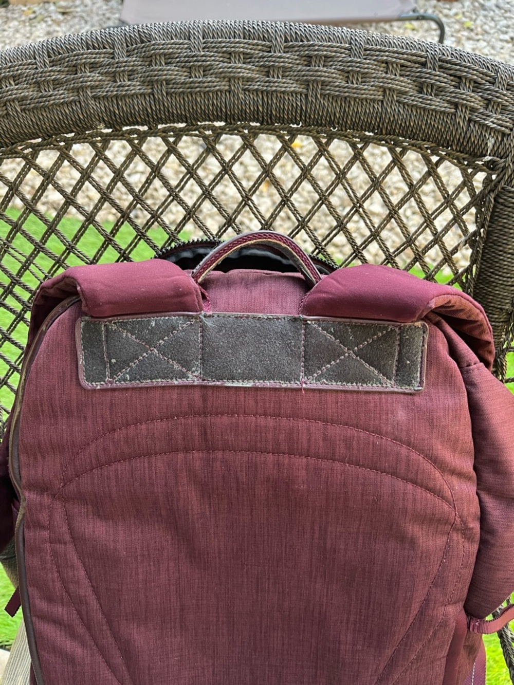 Lululemon Athletica Burgundy Backpack - Picture 15 of 16